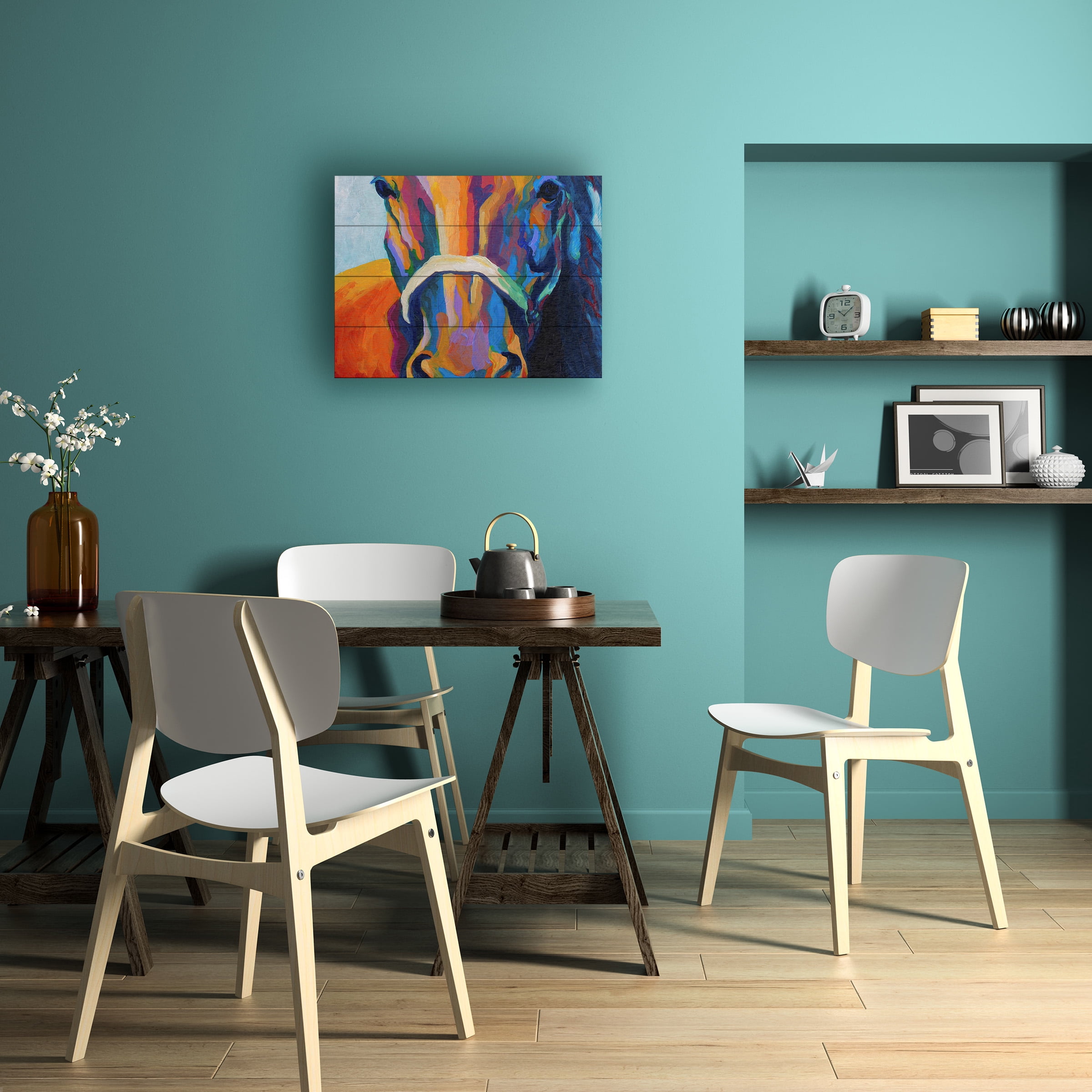 Marion Rose 'One Of The Boys' Wood Slat Art