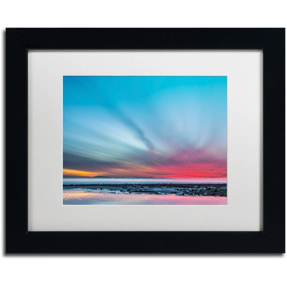 Chris Moyer 'Last Light' Matted Framed Art