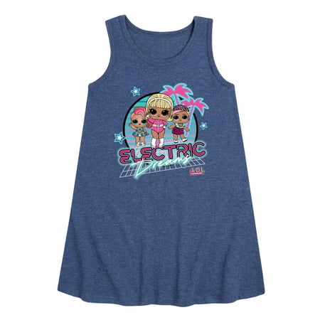 

Lol Surprise! - Electric Dreams - Toddler and Youth Girls A-line Dress