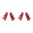 thumbnail image 1 of Soidarity 1 par de piezas de bicicleta de montaje de tapón de rueda de pastilla de freno para reemplazar rojo/marrón Type1 NO1 Soidarity CBP226816, 1 of 5