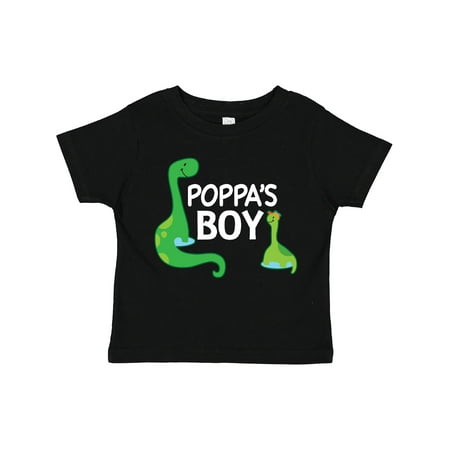 

Inktastic Poppa s Boy Grandson Dinosaur Gift Toddler Boy Girl T-Shirt