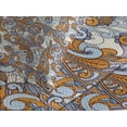 thumbnail image 4 of Ambesonne Vintage Quilted Bedspread Set 3 Pcs, Paisley Inspired, Queen Size, Orange Pale Blue Cream, 4 of 5