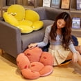 thumbnail image 2 of Cojín de asiento de flores de PP, sofá de felpa de algodón suave con forma de Animal, cojín de asiento interior con margaritas y aguacate, decoración para silla zhangyuxiang LED, 2 of 2