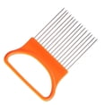 thumbnail image 2 of Creative Tools Onion Plug Stainless Steel Onion Needle Floss Needle Fruit and Vegetable Slice Holder (Orange), 2 of 8