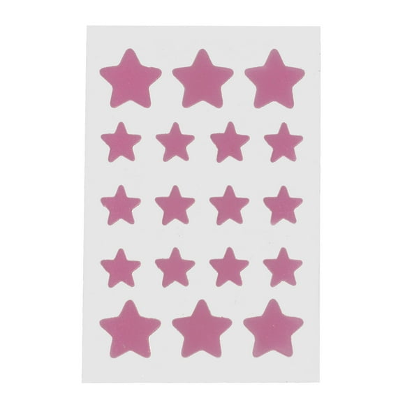 Dots Concealing Patch, Star Shape Waterproof Skin Repair 18 Sheet Hydrocolloid Pimple Covering Patch for Face