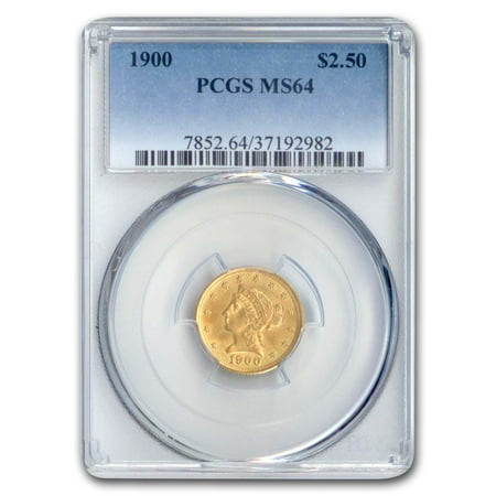 1900 $2.50 Liberty Gold Quarter Eagle MS-64 PCGS