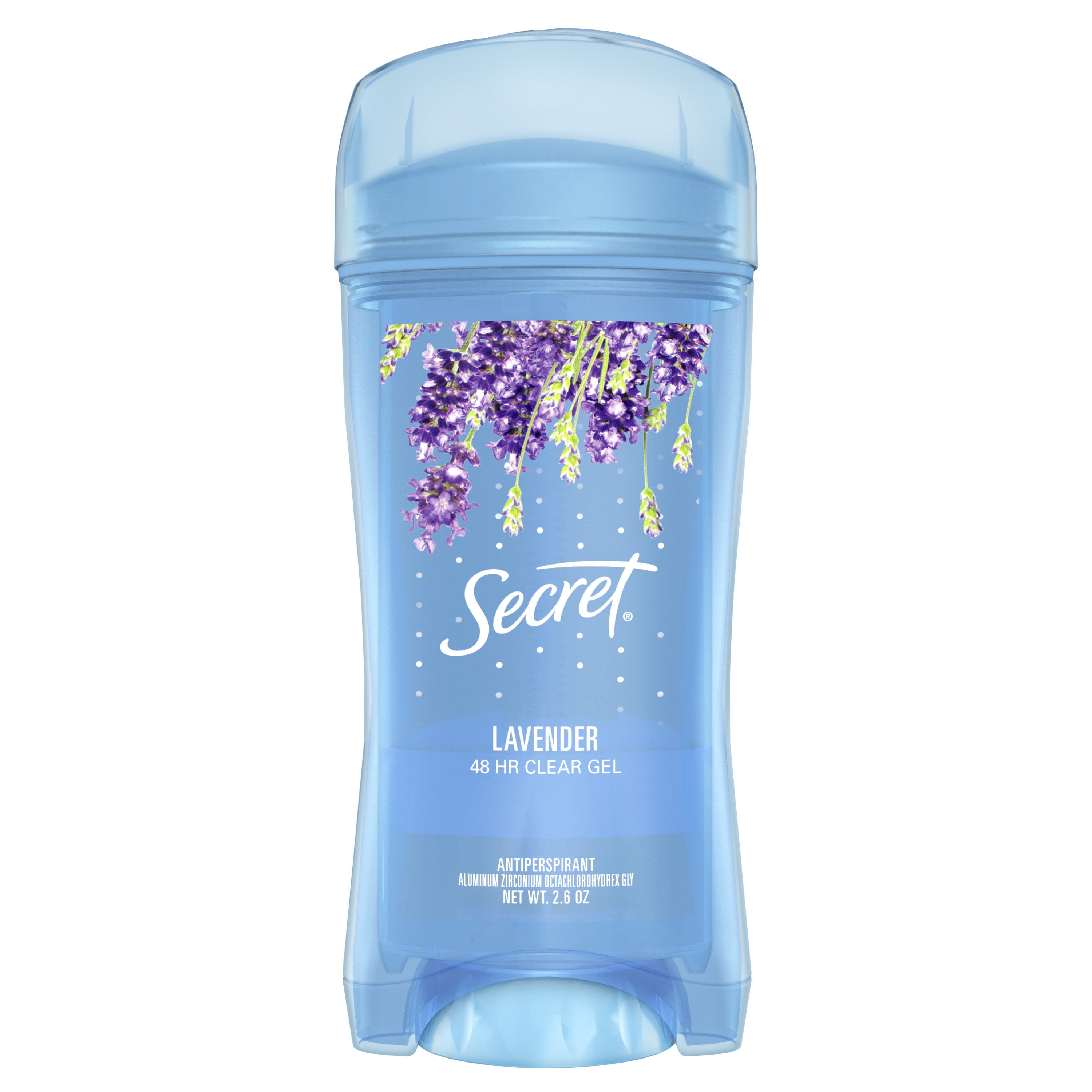 Secret Antiperspirant Clear Gel Spray, Lavender, 2.6 oz