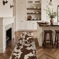 thumbnail image 2 of GENIMO 2'x3' Area Rug, Machine Washable Non Slip Low Pile Rug for Entryway Kitchen Bathroom Front Door, Decorative Animal Print, Rich Brown, 2 of 6