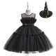 thumbnail image 1 of Vestido de Halloween para niños, vestido de princesa con lazo en la cintura y malla, vestido de bebé, 1 of 5
