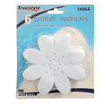 12 Bathtub Decals Non Slip Flower White Stickers Tread Suction Safety
