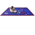 thumbnail image 2 of Playful Patterns - Children's Area Rugs Kid's Art, 5'4" x 7'8", Rainbow, 2 of 5