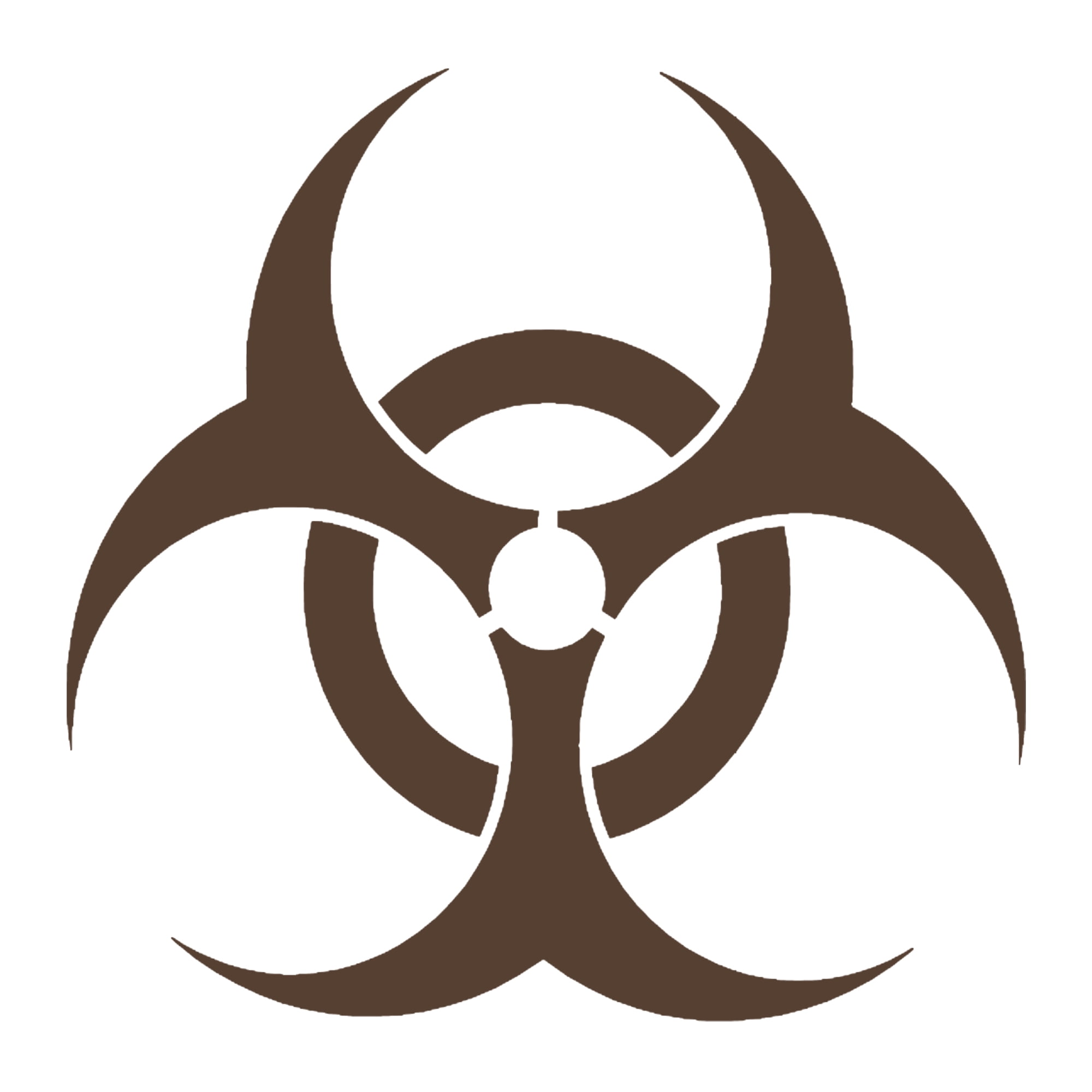 Radioactive Biohazard Zombie Skull Graphic Die Cut decal sticker Car Truck 6" 