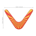 thumbnail image 7 of Milisten Fun Flying Vshape Wooden Boomerang Multi for Adults Garden 1Set, 7 of 7