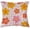 -, variant on Retro 70s Groovy Hippie Flower Floral Distorted Pink and White Checkered Reversible Throw Pillow Cover Decorate Home Bedroom Living Room Girls Room College Dorm,Gifts for Teen Girls,18x18 Inch