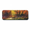 thumbnail image 1 of Fantasy Computer Mouse Pad, Enchanted World Imaginary Forest with Fastastic Image Scenery Absurd Elements, Rectangle Non-Slip Rubber Mousepad Large, 31" x 12" Gaming Size, Orange Brown, by Ambesonne, 1 of 2