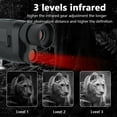 thumbnail image 3 of Night Vision Monocular for Adults, 2.5K & 48MP Digital Infrared Monocular with 8X Digital Zoom & 2 in Screen, Night Vision Device for Camping, Surveillance & Animal Observation, 3 of 10