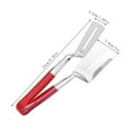 thumbnail image 3 of Anti-Scald Extended Handle Spatula Tongs 9.5 Inch Multifunctional Stainless Steel Cooking Tongs Food Shovel Clamp for Flipping Steak Fish Bread Hamburger BBQ Frying Pancake Pies Pizza, 3 of 5