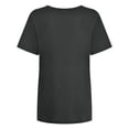 thumbnail image 4 of Womens Summer Tops Loose Fit Crewneck T-Shirts Short Sleeve Skull Printed Round Neck Y2K Basic Tee, 4 of 5
