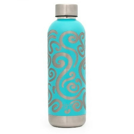 

simple modern bolt curtis 17oz water bottle stainless steel Caribbean blue
