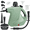 Green, variant on Handheld Steam Cleaner,Steamer for Cleaning,10 in 1 Handheld Steamer for Cleaning, Upholstery Steamer Cleaner,Car Steamer, Steam Cleaner for Surface Cleaning Home,Sofa,Bathroom,Car Seat, Office,Green