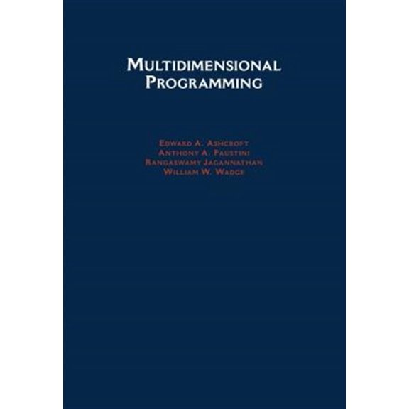 Pre-Owned Multidimensional Programming, (Hardcover)
