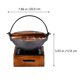 thumbnail image 5 of Olla de estofado de hierro para cocina, olla caliente japonesa casera antigua con horno, 5 of 5