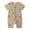 Brown Moon, variant on 3M-3T Newborn Baby Boy 2 Way Zipper Romper Summer Short Sleeve Jumpsuit for Infant Toddler - 1PCS Banana