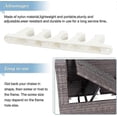 thumbnail image 3 of Adjustable Chaise Lounge Brackets Replacement - 5-Position Backrest Support for Outdoor Patio Furniture (4-Pack), 3 of 5