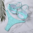 thumbnail image 3 of ITFABS Women Solid Color Adjustable Spaghetti Strap Underwire Bra + Thong, 3 of 7