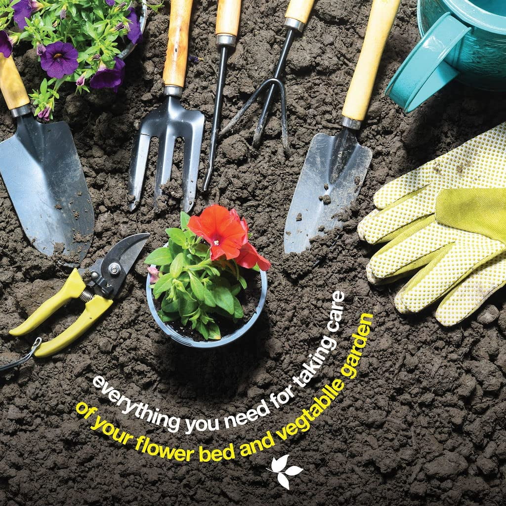 Play22 Garden Tool Set with Gloves Bag 10 Pieces