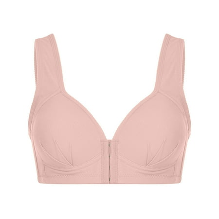 Pejock Gifts Savings! Women s Plus Size Solid Bra Wirefree Bra Underwear T-shirt Bra