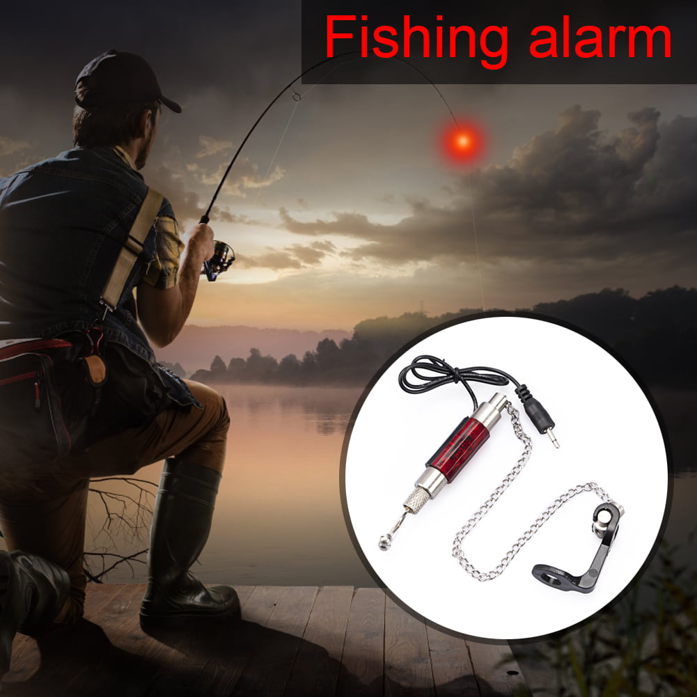 Carp Fishing Rod Bite Indicator Chain LED Flash Alarm Outdoor Fishing Gear ⚽ 