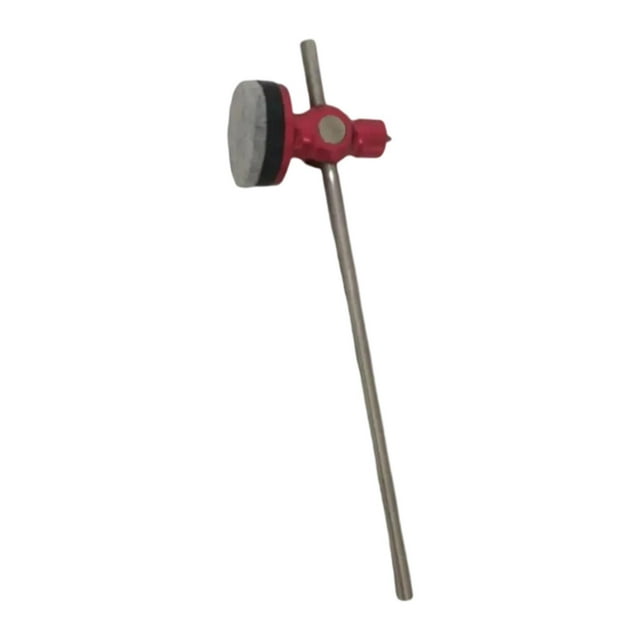 lionlar Batteur à Pédale de Tambour de Basse 20cm Installation Facile Accessoire d'Instrument de Percussion Rouge