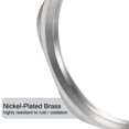 thumbnail image 4 of Uxcell 12Pcs Cast Pipe Fitting Hex Locknut Nut NPT1/2" Female Thread Silver Tone, 4 of 4