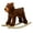 Brown, variant on Happy Trails Rocking Horse - Plush Bear Animal Rocker for Ages 3 and up, Brown