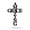Black, variant on Amazing Grace Wall Art Cross - Inspirational Steel Décor for Home or Garden (24"/Gold)