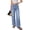 Myosotis, variant on Jeans for Women Summer High Waisted Button Straight Leg Stretchy Cropped Raw Hem Trendy Denim Pants Pockets