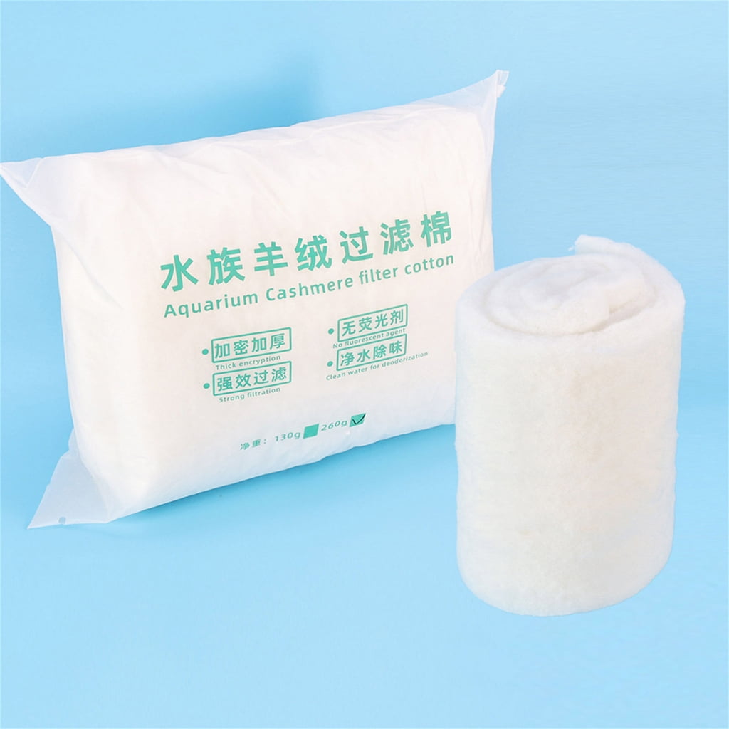 Fishtanks Filter Sponge Cotton for Household Aquariums Cashmere Cotton Easy Hand Tear Filter Cotton Filtration Accessory
