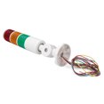 thumbnail image 1 of Andon Lights, 3 Colors  Light Tower, 24V Warning Light with Buzz Sound, Tower Lights, LED Red Green Yellow for, 1 of 8