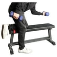 thumbnail image 6 of Flat Weight with Built-in Dumbbell Rack Workout Strength Training Press for Home Gym Black, 6 of 8