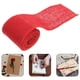 thumbnail image 2 of PTOOTP Rollo de cinta de arpillera de yute de 2 m para decoración navideña (rojo), 2 of 7