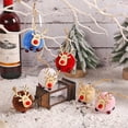 thumbnail image 4 of Pretyzoom 6pcs Mini Animal Ornaments Deer Lamb Ball Hanging Ornaments Wood Home Decor for Christmas Celebration, 4 of 8