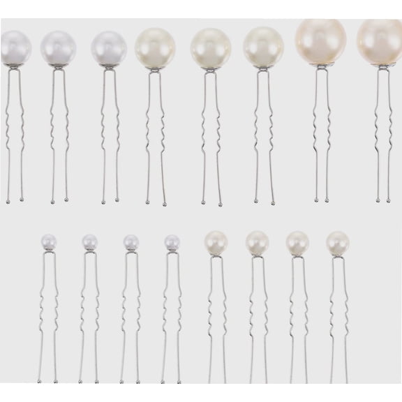 16pcs U-shaped Hairpin Hair Stick Pin Decorative Hair Clips for Women Flower Girl Hair Clip Rhinestone u Wedding Hair U- Shaped Hair for Women Wedding Hairpins Bobby Hairpins Miss