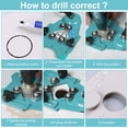 thumbnail image 4 of Eummy 16 PCS Diamond Drill BitsHollow Drill Hole Saw Set High Precision Tile Opener Tile Opener with Hole Saw Guidance Fixture Suitablefor Ceramic Glass Tile Porcelain Marble PVC, 4 of 11