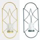 thumbnail image 5 of Candelero de 2 piezas para decoración de pared con tornillos de montaje Zulema Aplique portavelas votivo, 5 of 8