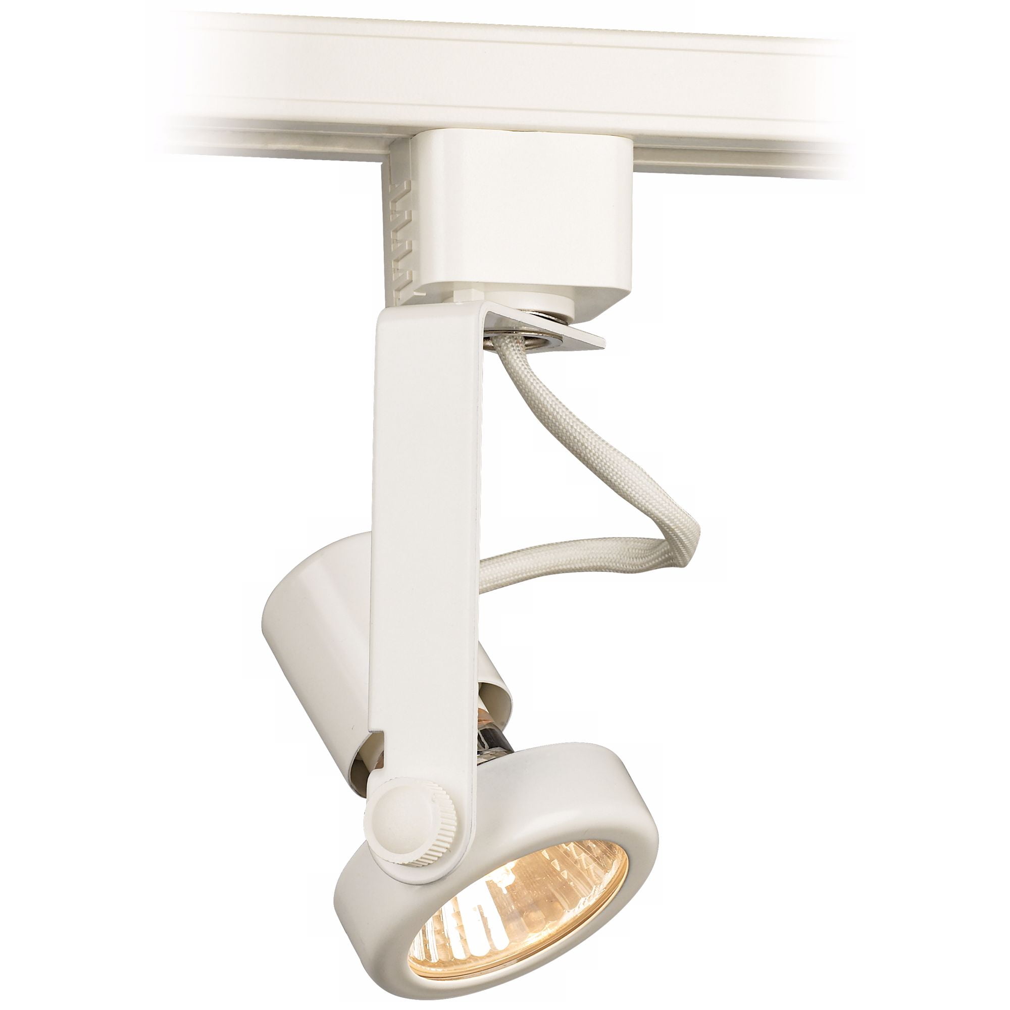 Juno Lighting Track Lighting Head,Gimbaled,Wht,2 1/8in R711 WH