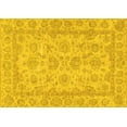 thumbnail image 1 of Ahgly Company Machine Washable Indoor Rectangle Oriental Yellow Traditional Area Rugs, 5' x 8', 1 of 4