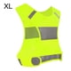 thumbnail image 1 of Chaleco reflectante para ciclismo al aire libre, chaleco para correr, chaleco deportivo de seguridad, amarillo fluorescente, XL, 1 of 14