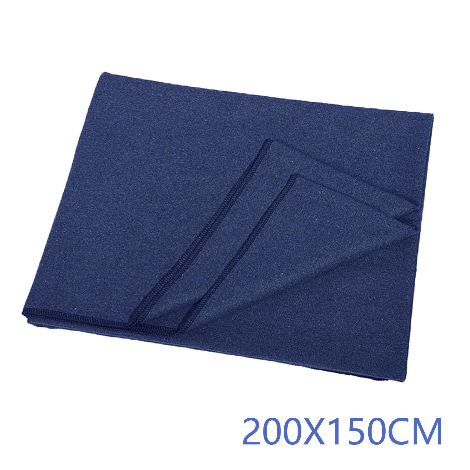 200x150cm Yoga Towel Yoga Blanket Size Fits Yoga Equipment Comfortable Sweat Absorbent Durable Thick Yoga Dark Blue