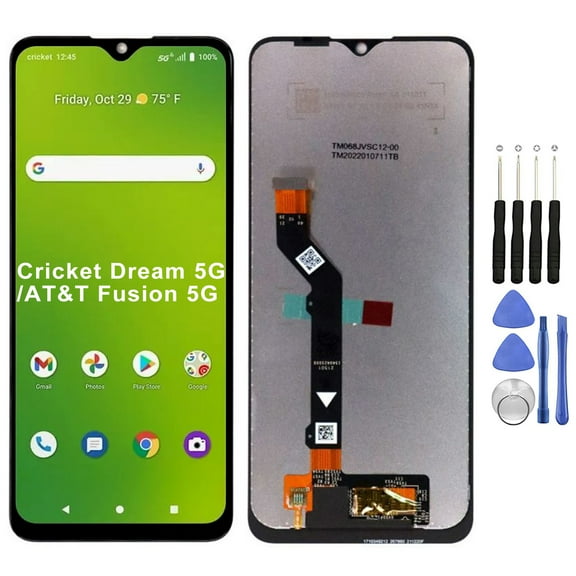 KIQ Replacement LCD Screen Full Assembly with Digitizer Compatible with Cricket Dream 5G/AT&T Fusion 5G